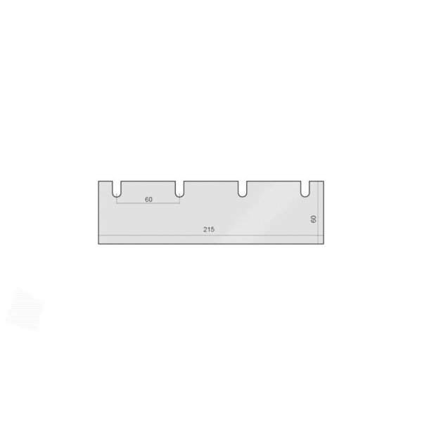 düz mattstripper - Düz Mattstripper Bıçağı 215x60x1 mm